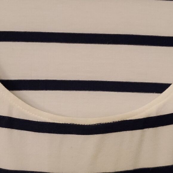 Lovers + Friends sweet surrender bodycon white and navy blue dress - Picture 15 of 15